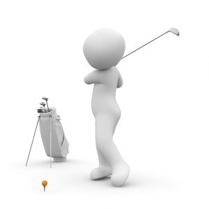back pain with activities such as golf is common